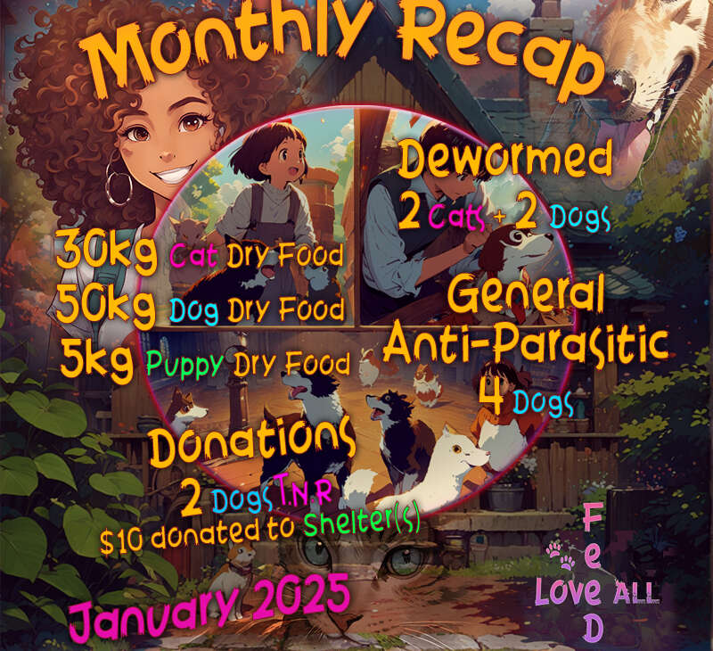January 2025 recap 🐾